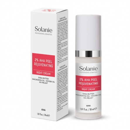 Solanie AHA peel bőrfiatalító éjszakai krém  30 ml